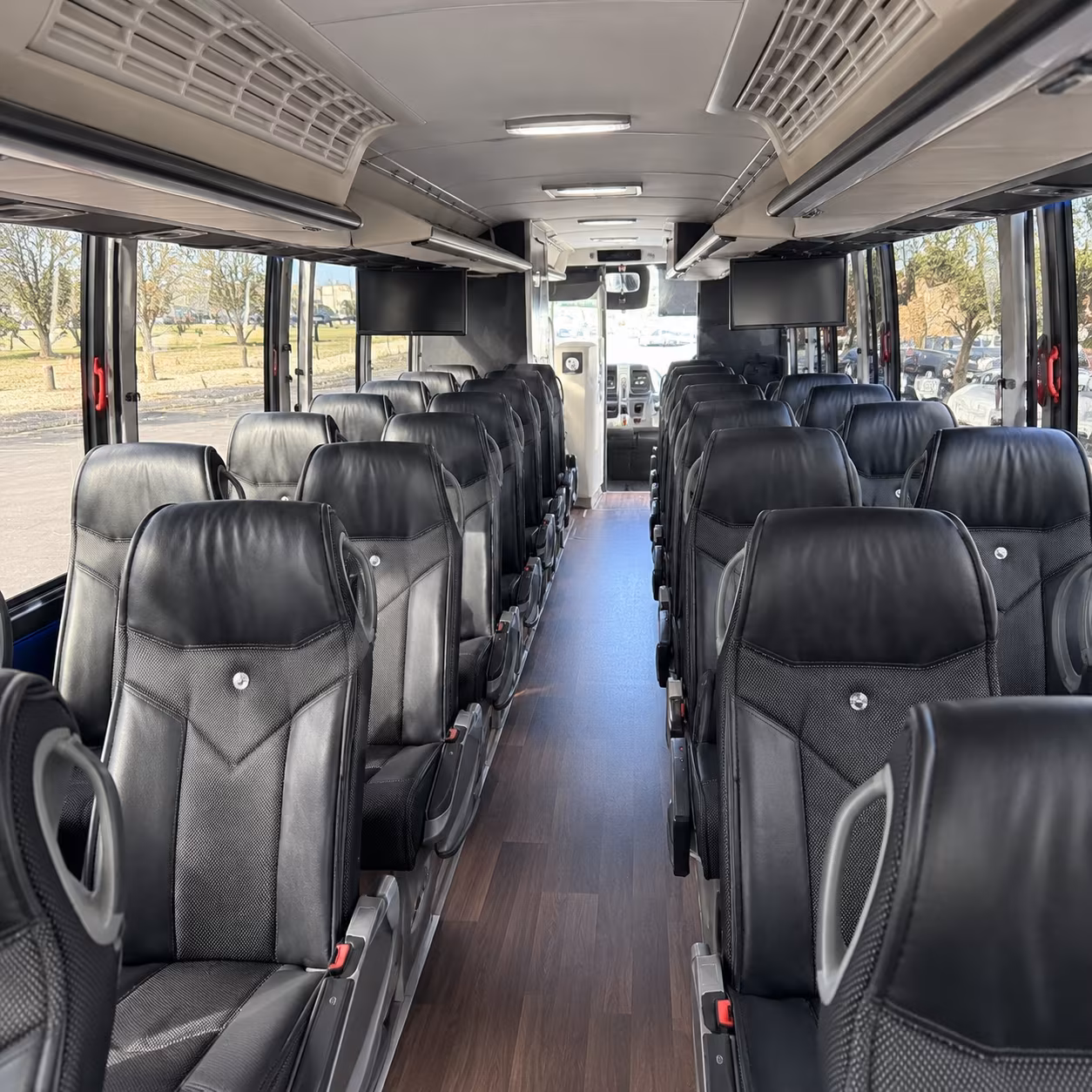 a party bus that keeps the energy going from gloucester to the venue and back