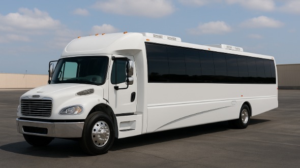 Exterior of Charter Bus Company Gloucester's 18 Passenger Minibus in Gloucester