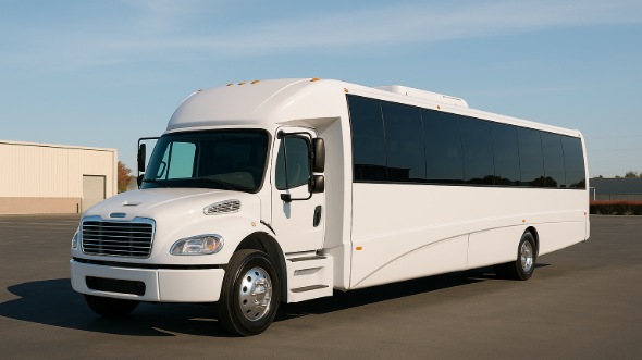 Exterior of Charter Bus Company Gloucester's 20 Passenger Mini bus in Gloucester