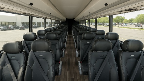 Interior of Charter Bus Company Gloucester's 28 Passenger Mini bus in Gloucester