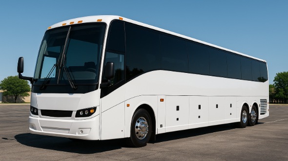 Exterior of Charter Bus Company Gloucester's 50 Passenger Charter Bus in Gloucester