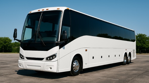 Exterior of Charter Bus Company Gloucester's 55 Passenger Charter Bus in Gloucester