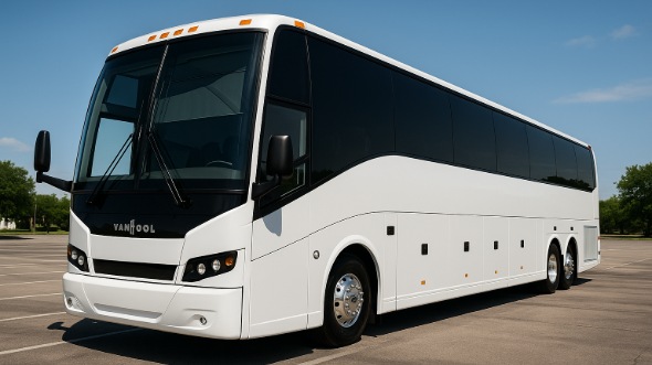 Exterior of Charter Bus Company Gloucester's 56 Passenger Charter Bus in Gloucester