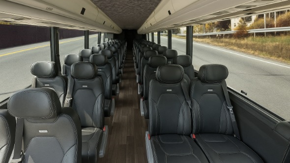 gloucester 20 passenger minibus inside