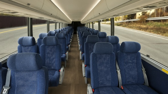 gloucester 28 passenger minibus inside