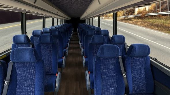 gloucester 35 passenger minibus inside