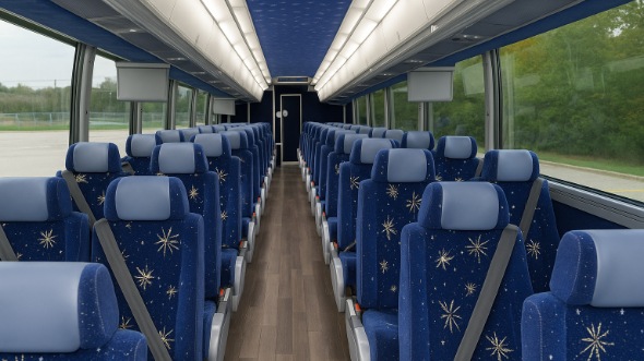 gloucester 50 passenger charter bus inside