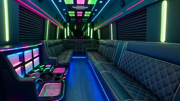 gloucester party bus rental inside
